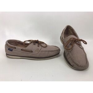 J Crew‎ Boat Shoes 2 Eyelet AQ346 Mens Size 10.5 Canva